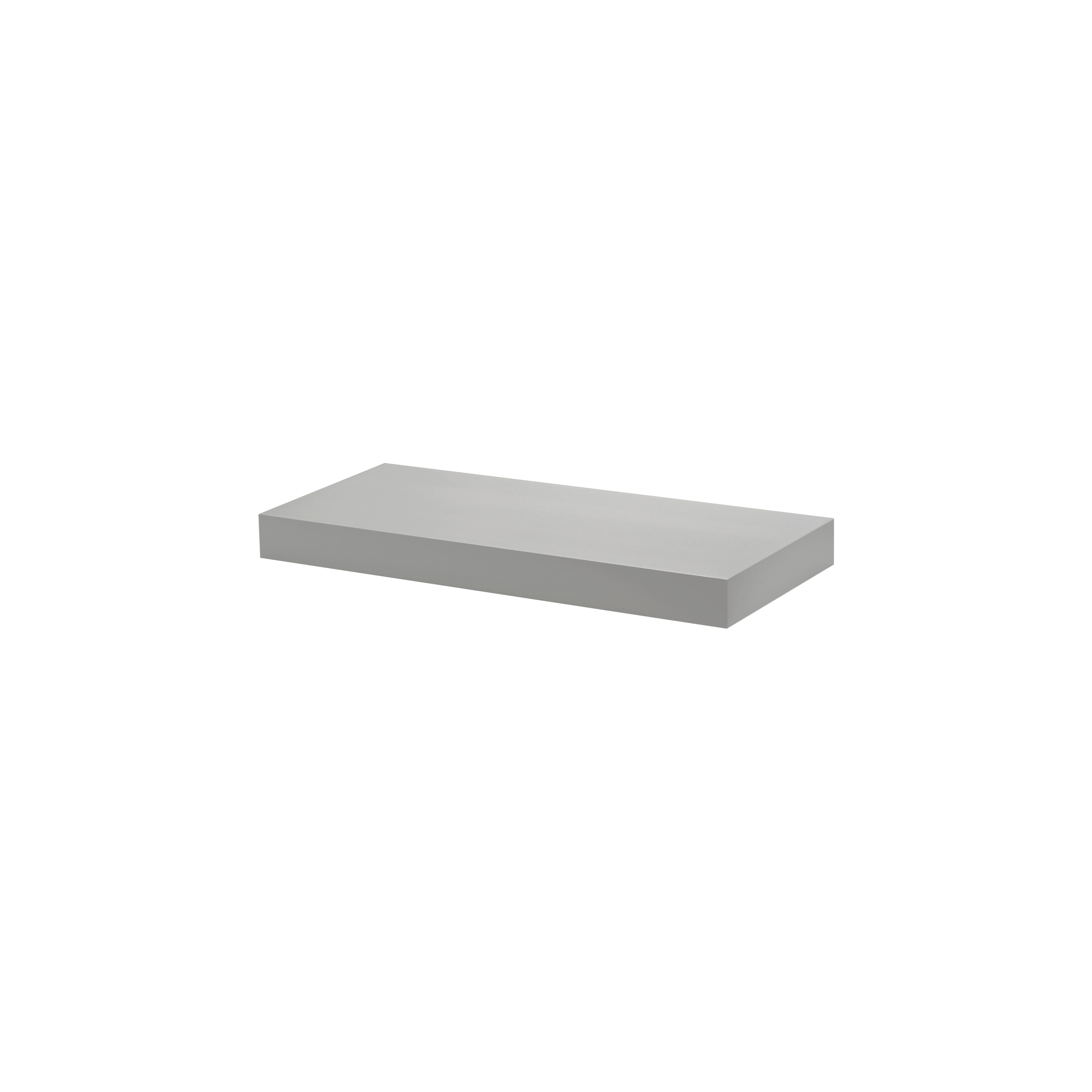 2 Inch Thick Floating Bathroom Shelves - Waterproof Wall Mounted Storage Shelf for Shower, Toiletries & Towels - Perfect for Small Bathroom Organization & Space Saving