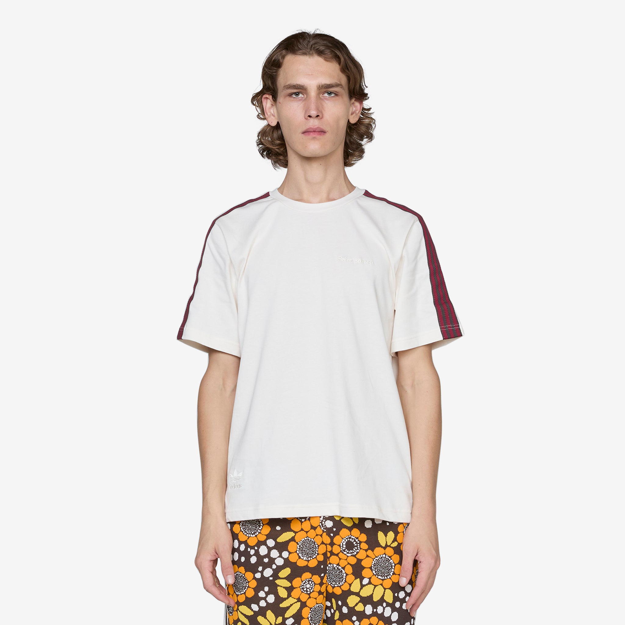 Wales Bonner x Set In T-Shirt - Chalk White | Premium Cotton Crewneck Tee for Men & Women | Casual Wear, Street Style, Everyday Outfits