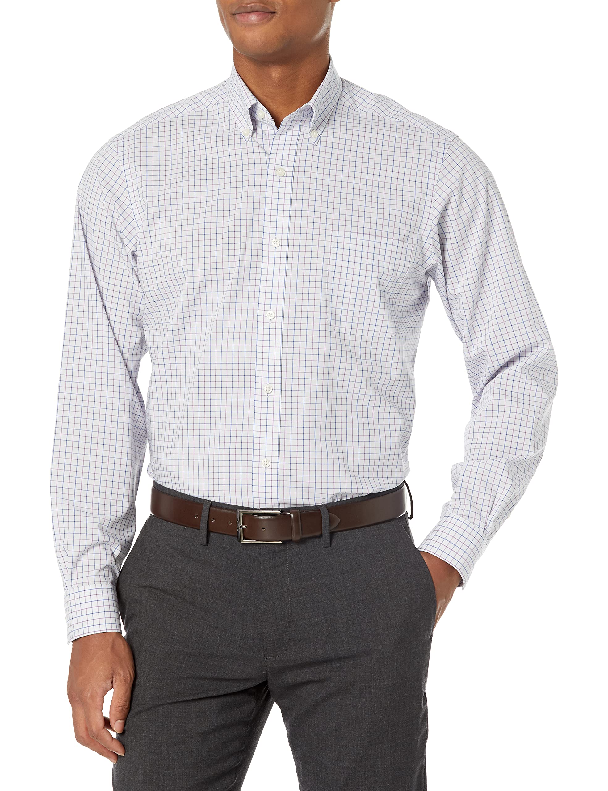 Men's Classic Fit Button-Down Collar Dress Shirt | Formal & Business Attire | Perfect for Office, Interviews & Special Occasions