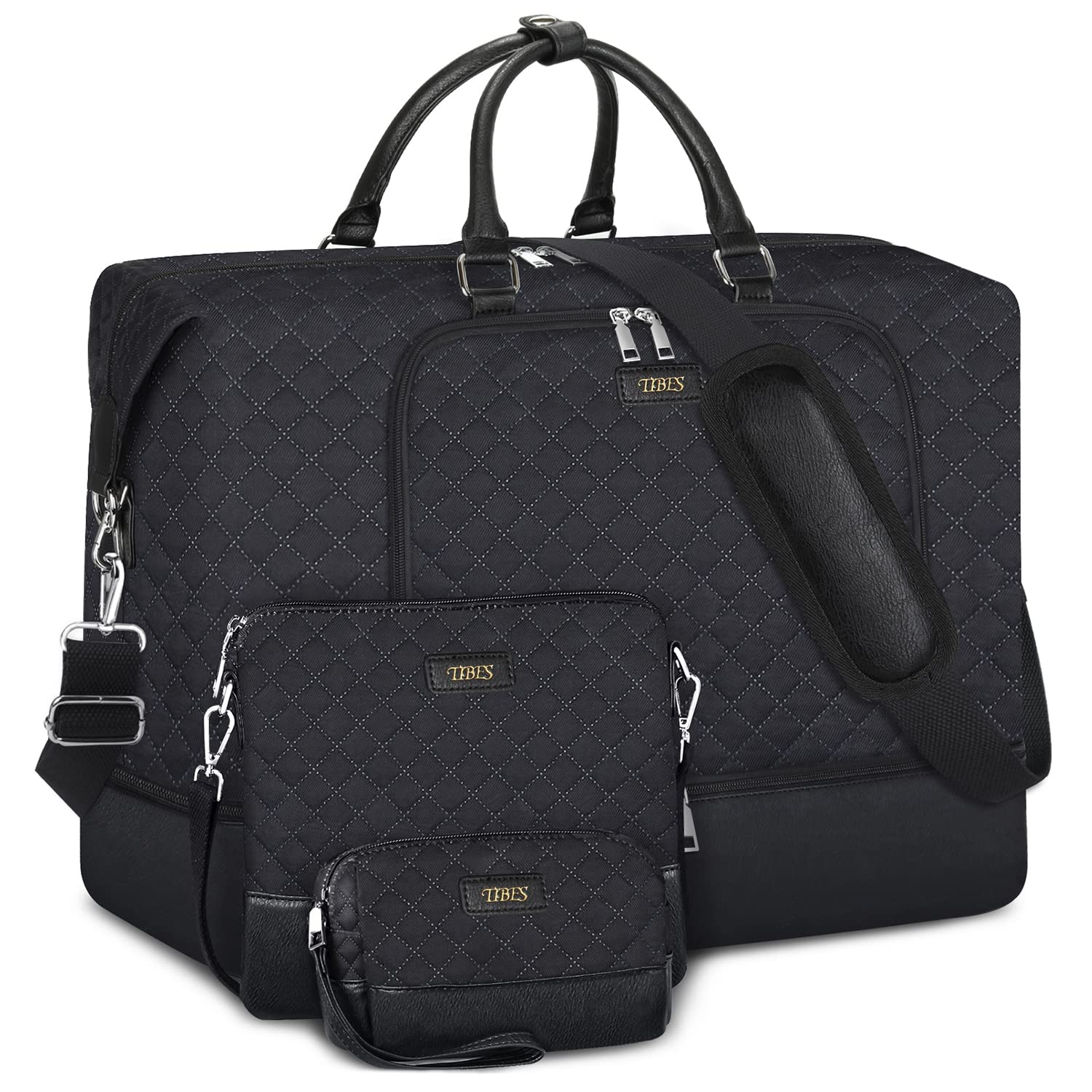 Women's Travel Weekender Bag with Shoe Compartment - 21