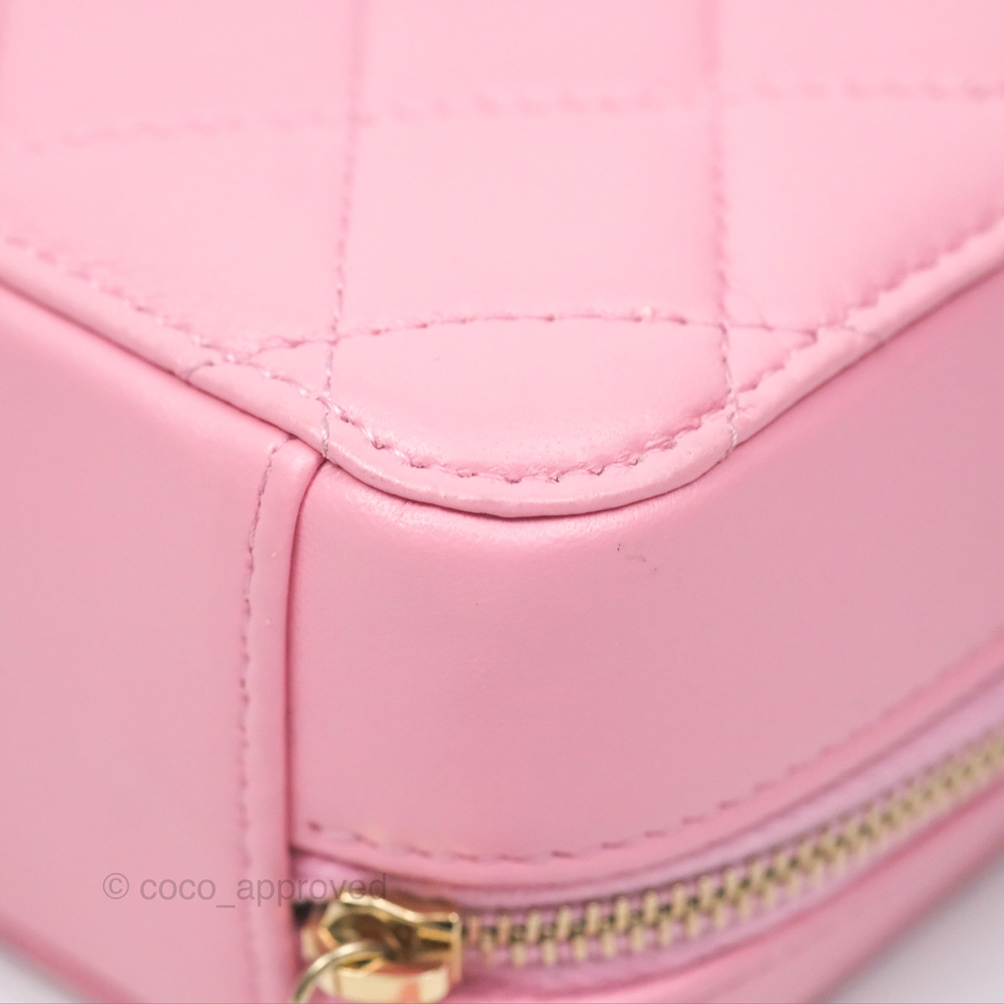 Chanel Quilted Lambskin Camera Bag in Pink with Gold Hardware - Perfect for Everyday Use & Special Occasions