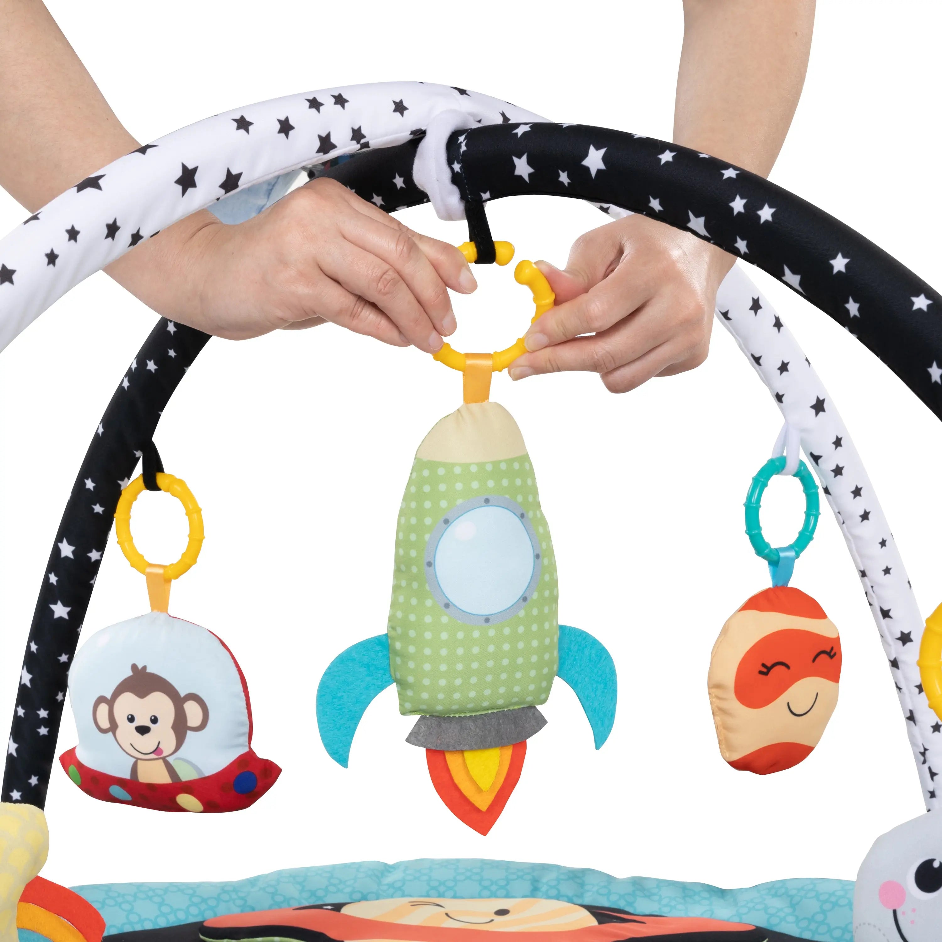 Smart Steps® Baby Sensory Activity Play Mat - Space Friends Design for Infant Development & Tummy Time | Interactive Playmat for Crawling & Learning | Perfect Nursery Gift for Newborns & Toddlers
