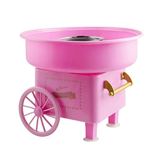 Electric Cotton Candy Machine for Commercial & Home Use - Large Stainless Steel Candy Floss Maker - Perfect for Kids Birthday Parties, Carnival Events & Family Gatherings - Pink Mini Cotton Candy Maker (Great for Events, Fairs & Home Entertainment)