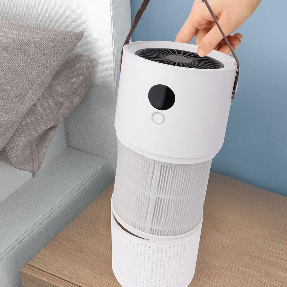 Proton Pure Portable Air Purifier with True HEPA Filtration Technology - Home & Office Air Cleaner for Allergies, Dust, Pet Dander | Ideal for Bedrooms, Living Rooms, and Workspaces