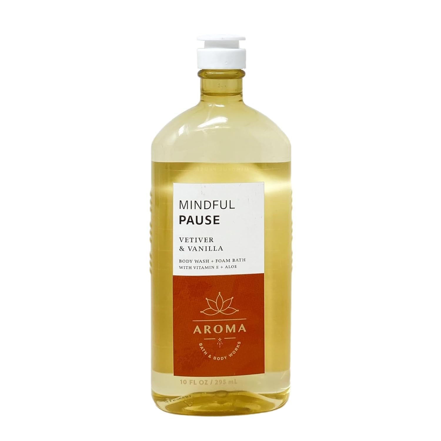 Bath and Body Works Aromatherapy Body Wash & Foam Bath - Vetiver Vanilla Scented, 10 fl oz - Relaxing Shower Gel for Stress Relief & Self Care, Perfect for Spa Nights & Gift Sets