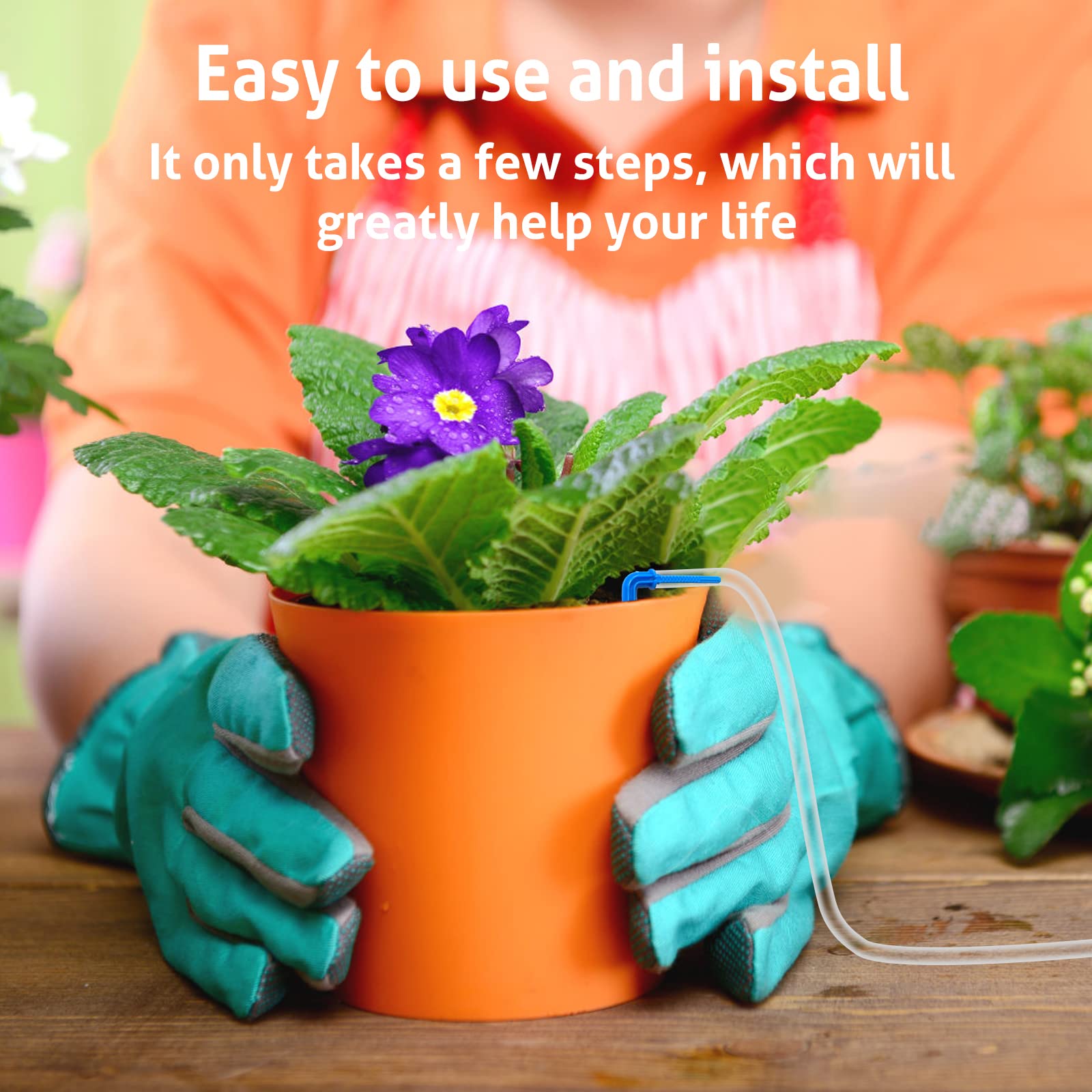 Automatic Plant Watering Timer with Digital LED Display - Programmable Drip Irrigation System for Potted Plants - Indoor Garden & Fish Tank Oxygenation - Perfect for Home, Office, and Greenhouse Use