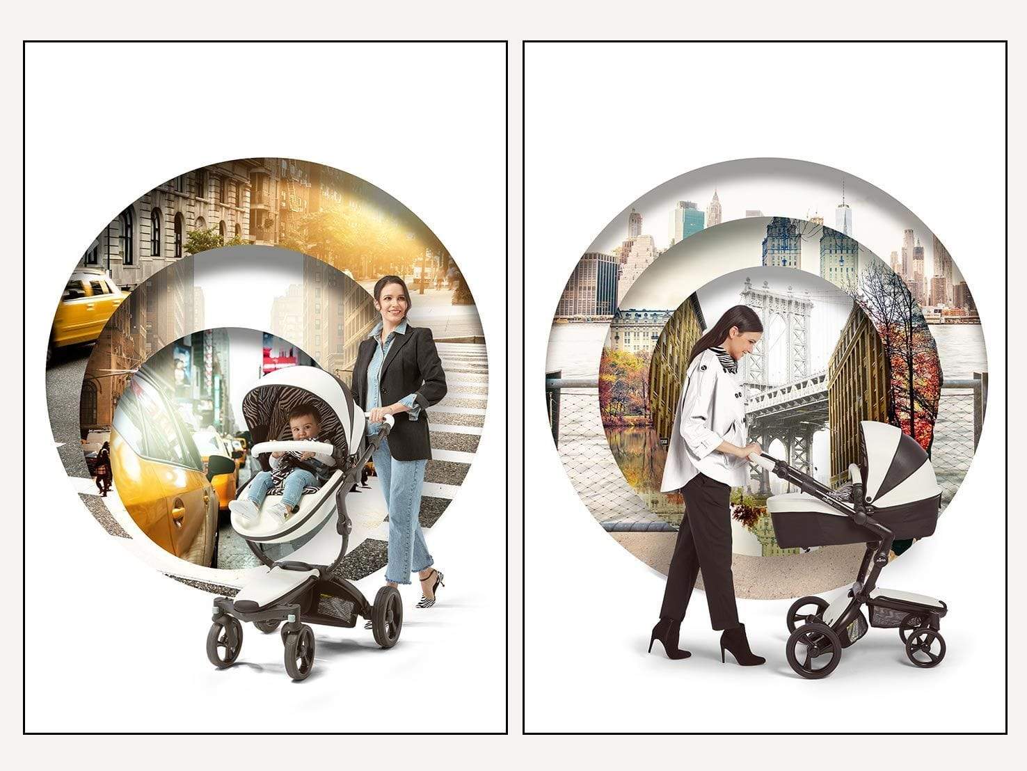 Mima Xari 4G Complete Baby Stroller - New York Zebra Limited Edition for Newborns & Toddlers | Perfect for City Walks, Shopping & Travel