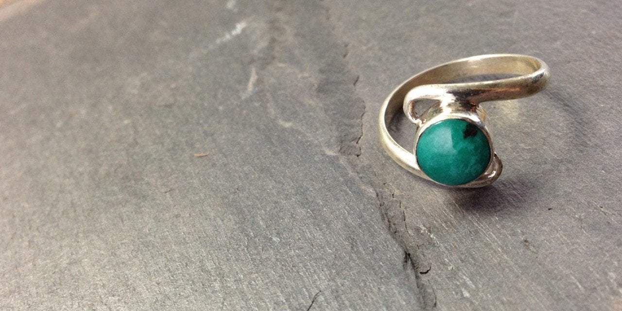 Exquisite Turquoise Ring for Women - Handcrafted Sterling Silver Jewelry - Perfect for Gifts, Weddings & Everyday Elegance