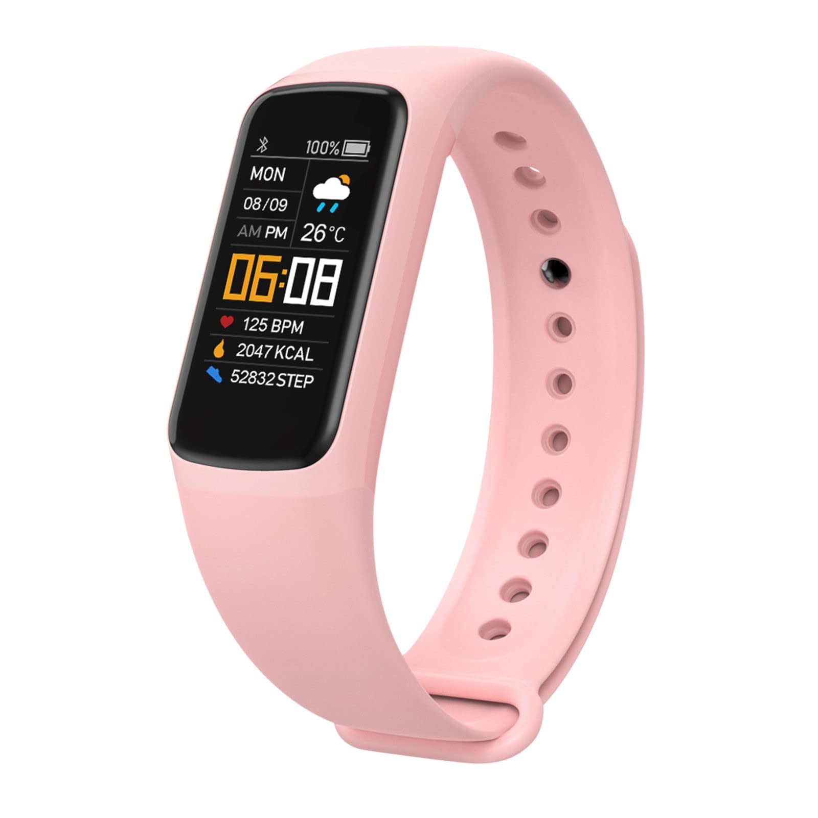 XUnion C7S Bluetooth Smart Watch - Fitness Tracker with Heart Rate Monitor, Waterproof Activity Tracker for iOS & Android - Perfect for Running, Swimming & Daily Use