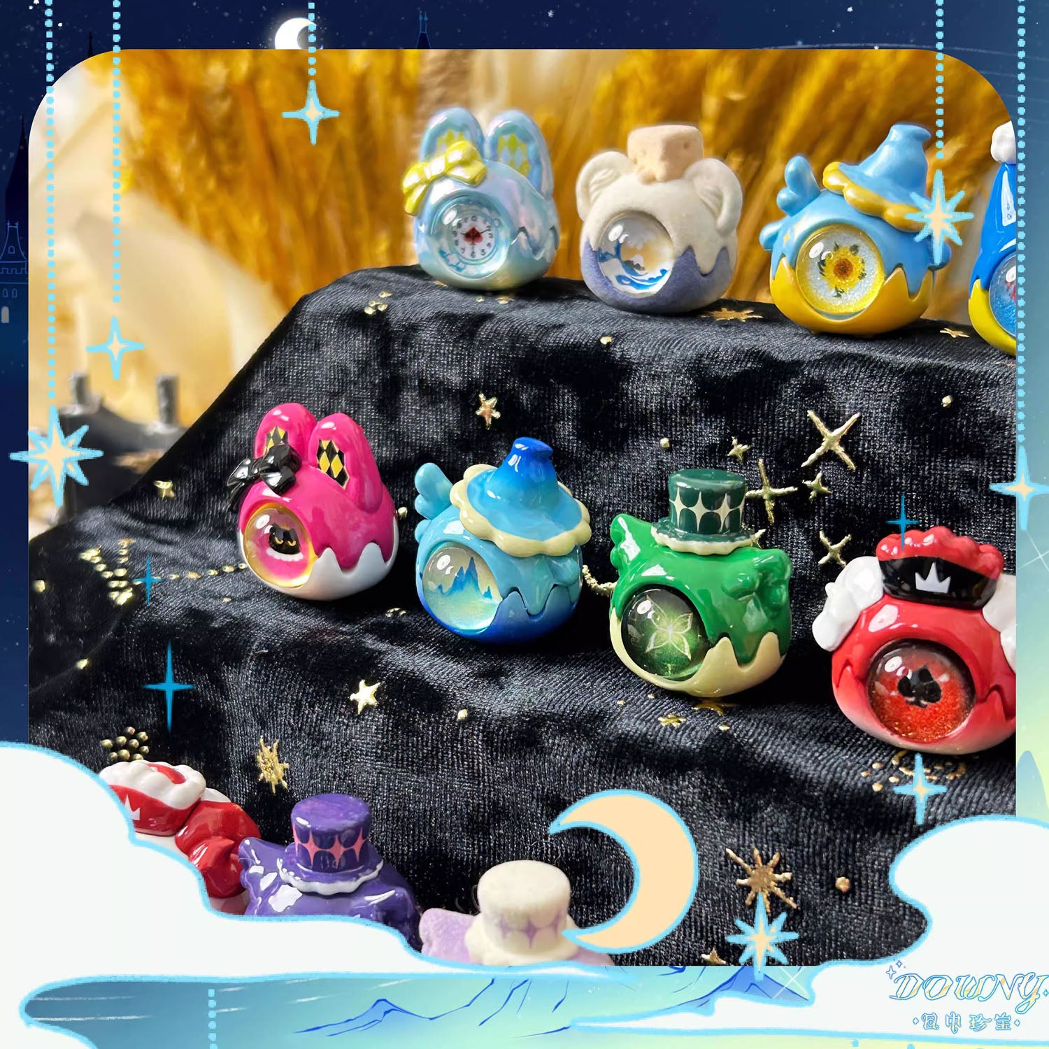 Downy Treasure In The Eyes Bean Series 2 Blind Bag - Collectible Surprise Toys for Kids, Perfect for Birthday Gifts & Party Favors