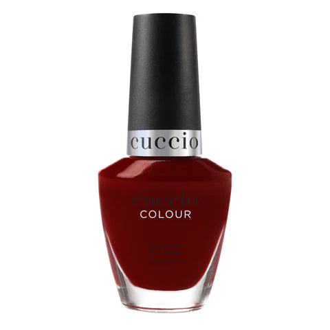 Cuccio Nail Polish - Red Eye To Shanghai (0.43 oz) - Long Lasting Gel-Like Nail Color for Salon-Quality Manicures at Home