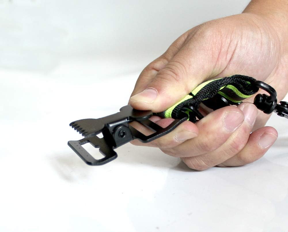 Firefighter Glove Clips Strap - Heavy Duty Glove Holder with Swivel Snap Hook for Firefighters & First Responders | Secure Glove Storage for Emergency Situations & Work Safety