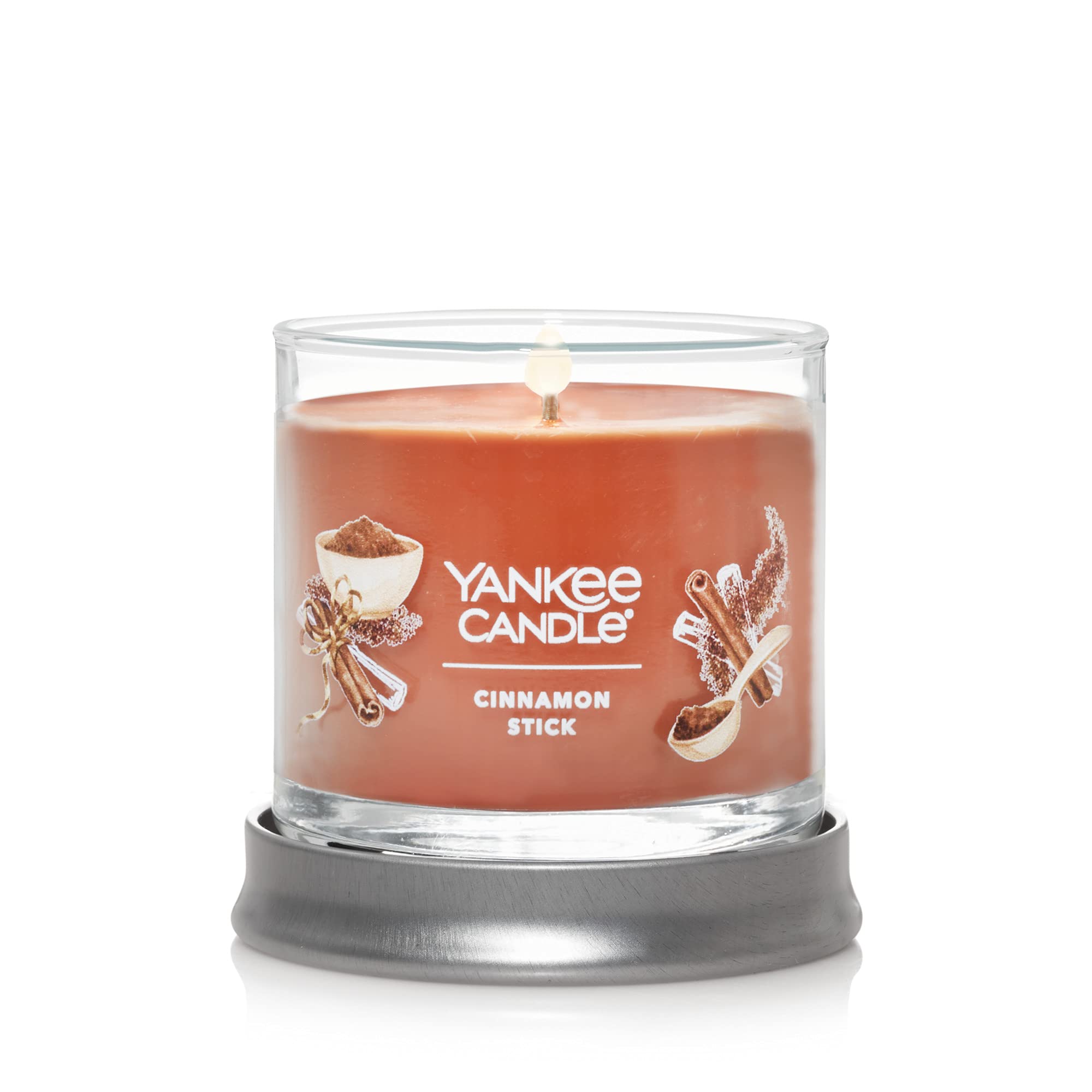 Yankee Candle Cinnamon Stick Scented - 4.3oz Small Tumbler Single Wick Candle, 20+ Hours Burn Time | Home Decor, Gift Idea, Relaxation & Aromatherapy