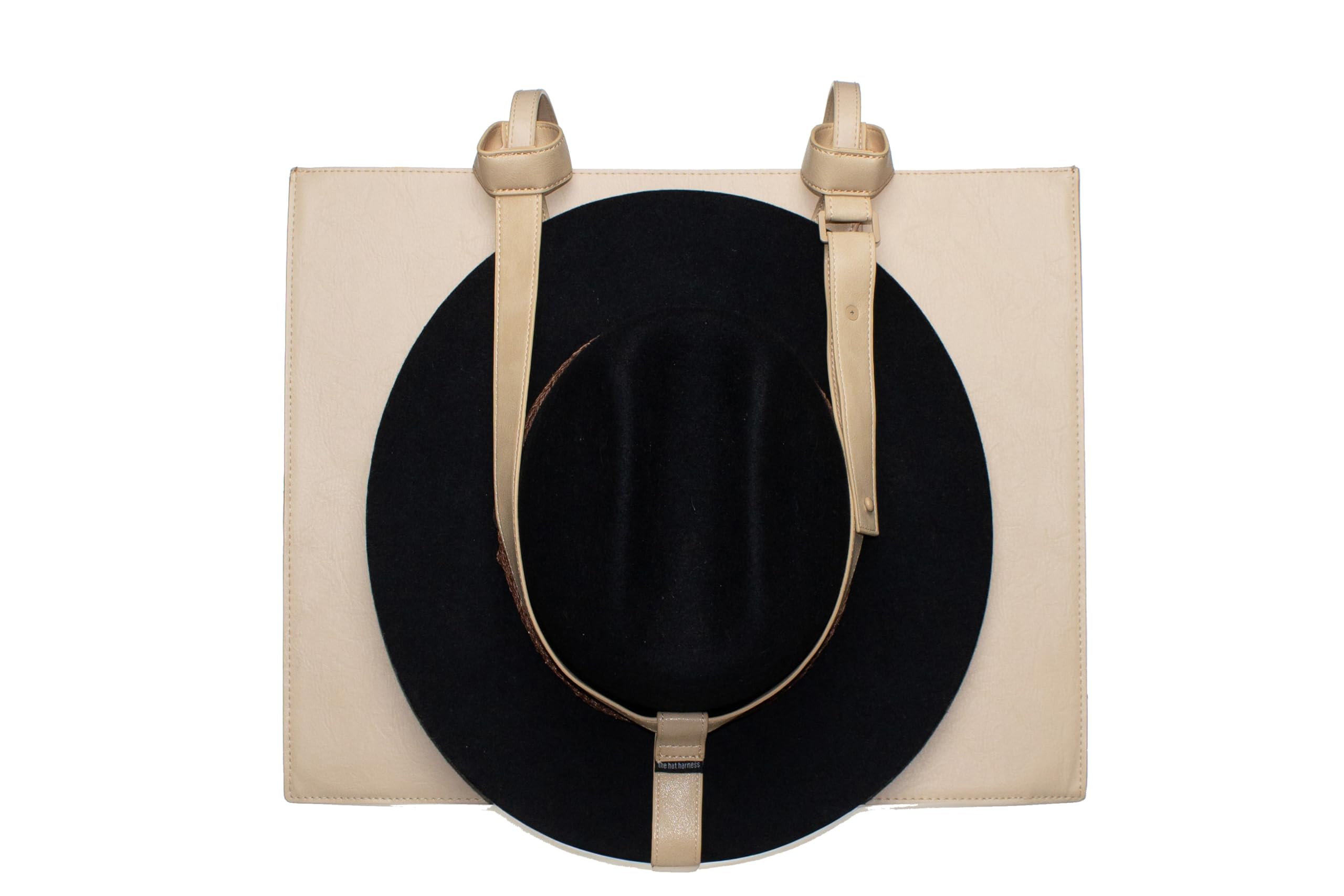 Stylish Travel Hat Holder for Purses, Totes & Backpacks - Durable Hat Organizer Fits Cowboy Hats & Wide Brim Hats | Perfect for Vacations, Road Trips & Airplane Travel Accessories