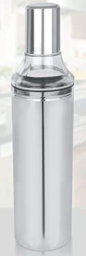 Premium Sepla Stainless Steel Oil Dispenser Bottle - 500ml Kitchen Oil Pourer with Precision Spout (Silver) | Perfect for Olive Oil, Vinegar & Cooking Liquids | Ideal for Restaurants, Home Kitchens & Gourmet Cooking
