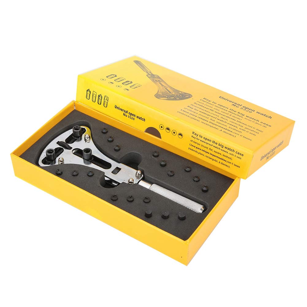 Professional Watch Back Case Opener & Remover Tool Kit - Precision Watch Repair Tool for Rolex, Apple Watch, Smartwatches & Luxury Timepieces | Perfect for Watchmakers, Jewelers & DIY Enthusiasts | Home Repair, Watch Battery Replacement & Maintenance
