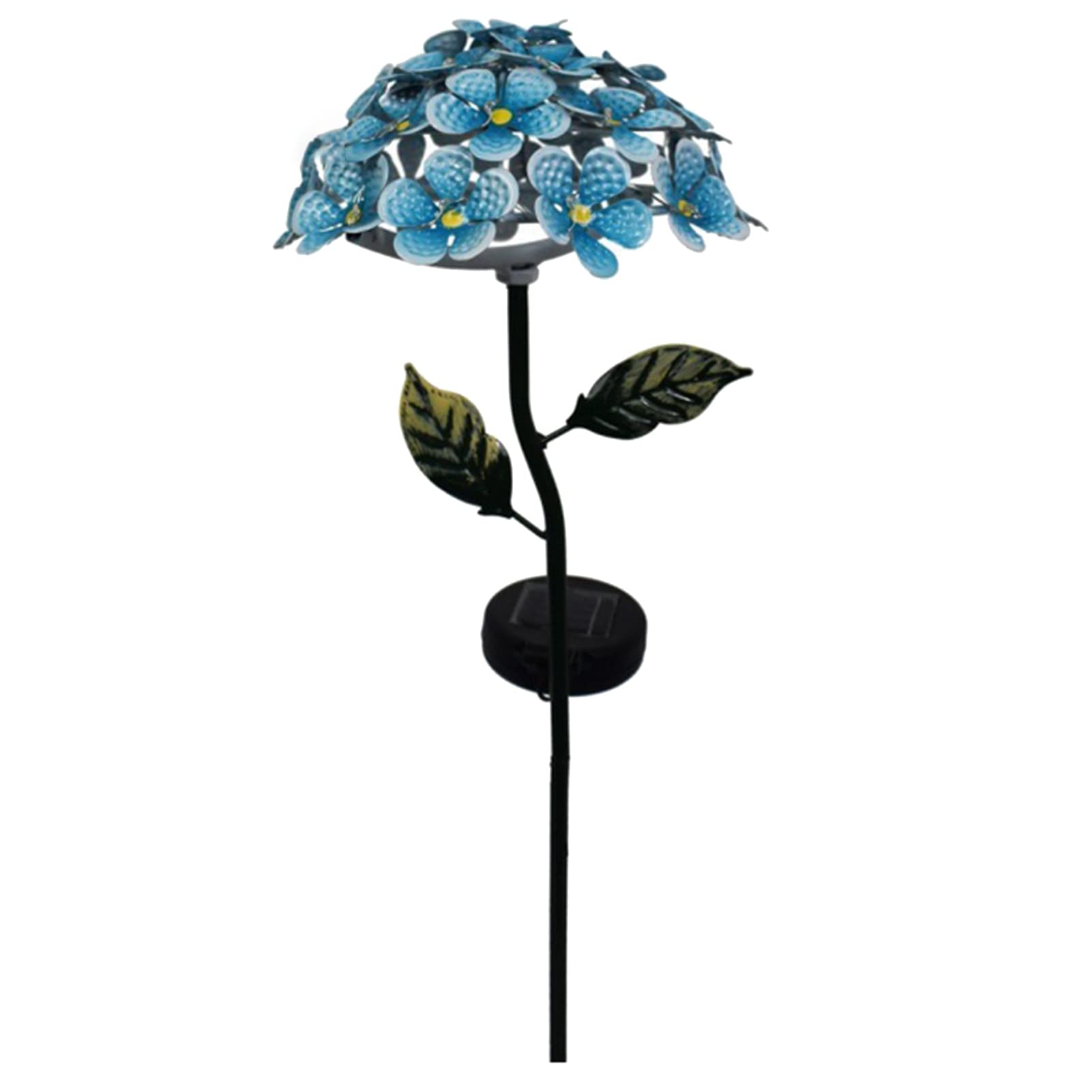 Meideli Solar Powered LED Garden Lights - Waterproof Outdoor Stake Lights with Auto On/Off Sensor for Lawn, Yard, Pathway Decoration (Blue) | Perfect for Landscape Lighting, Patio Decor & Backyard Illumination
