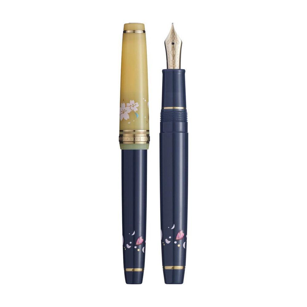 Sailor Fountain Pen Pro Gear Slim Princess Raden - Premium Japanese Writing Pen for Calligraphy, Note Taking & Gift Giving - Elegant Raden Design for Professionals & Collectors