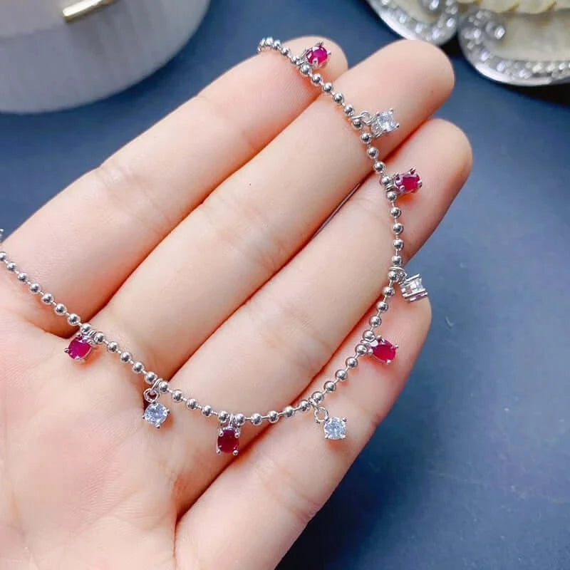 18K Platinum Tourmaline Bracelet for Libra - Elegant Zodiac Jewelry, Wisdom & Spiritual Gift for Women | Perfect for Birthdays, Anniversaries and Special Occasions