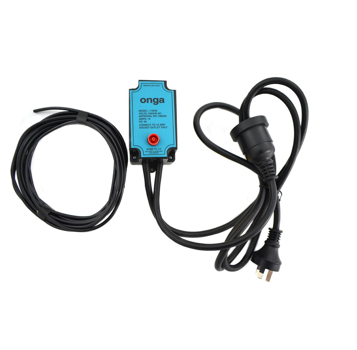 Onga Pentair 240VAC/10A Air Switch with Socket Outlet - Pool Pump Control for Spa, Hot Tub, and Water Features