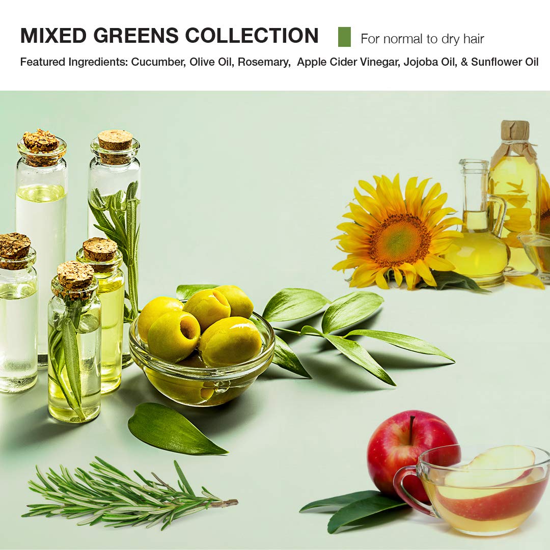MOP Mixed Greens Moisture Conditioner - Paraben Free Hair Treatment with Fresh Scent | Hydrating & Nourishing for Dry, Damaged Hair - Perfect for Daily Use & Salon-Quality Results