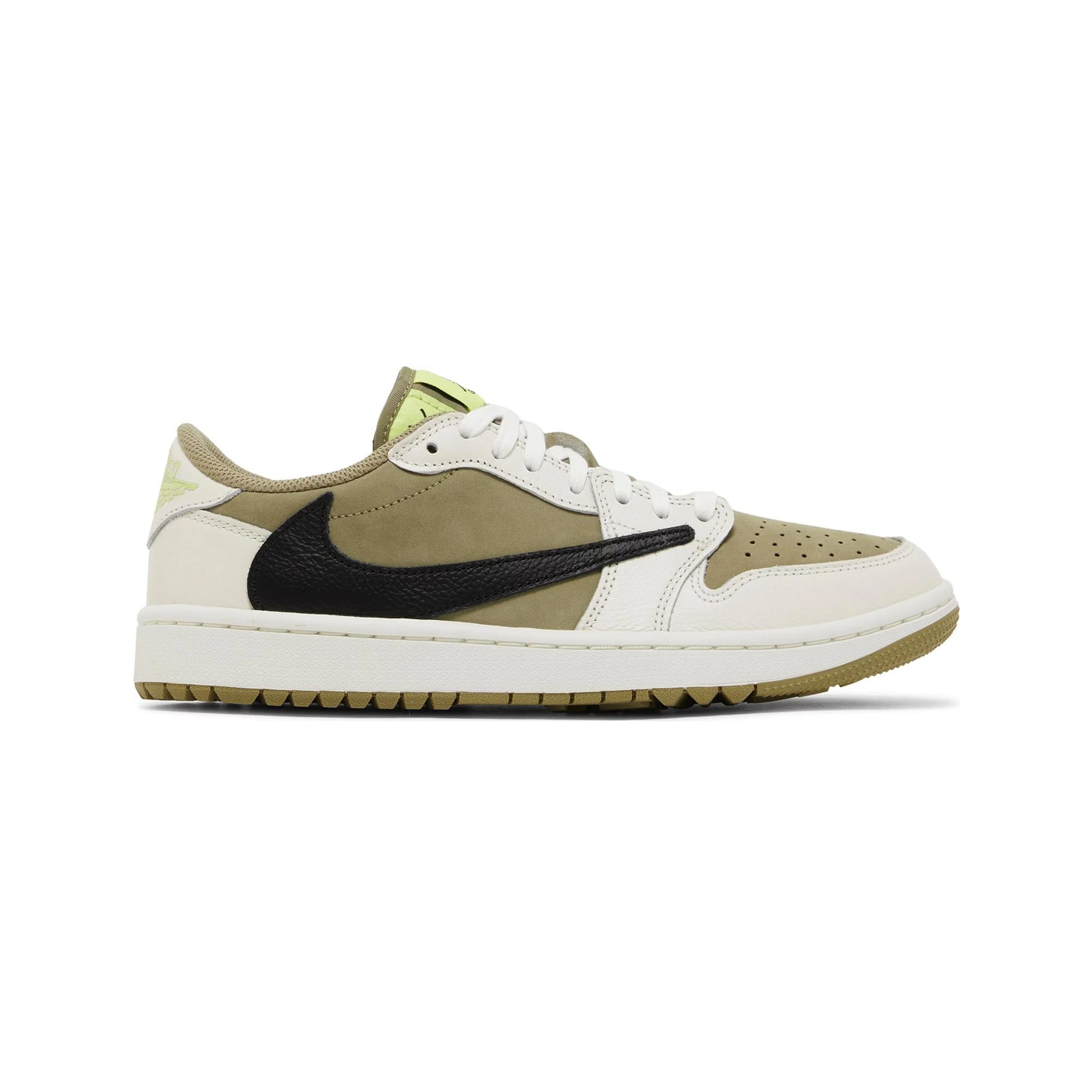 Air Jordan 1 Retro Low Golf Travis Scott 'Neutral Olive' Shoes 2023 - Men's Sneakers for Golf & Casual Wear - Perfect for Golf Courses, Street Style & Everyday Comfort