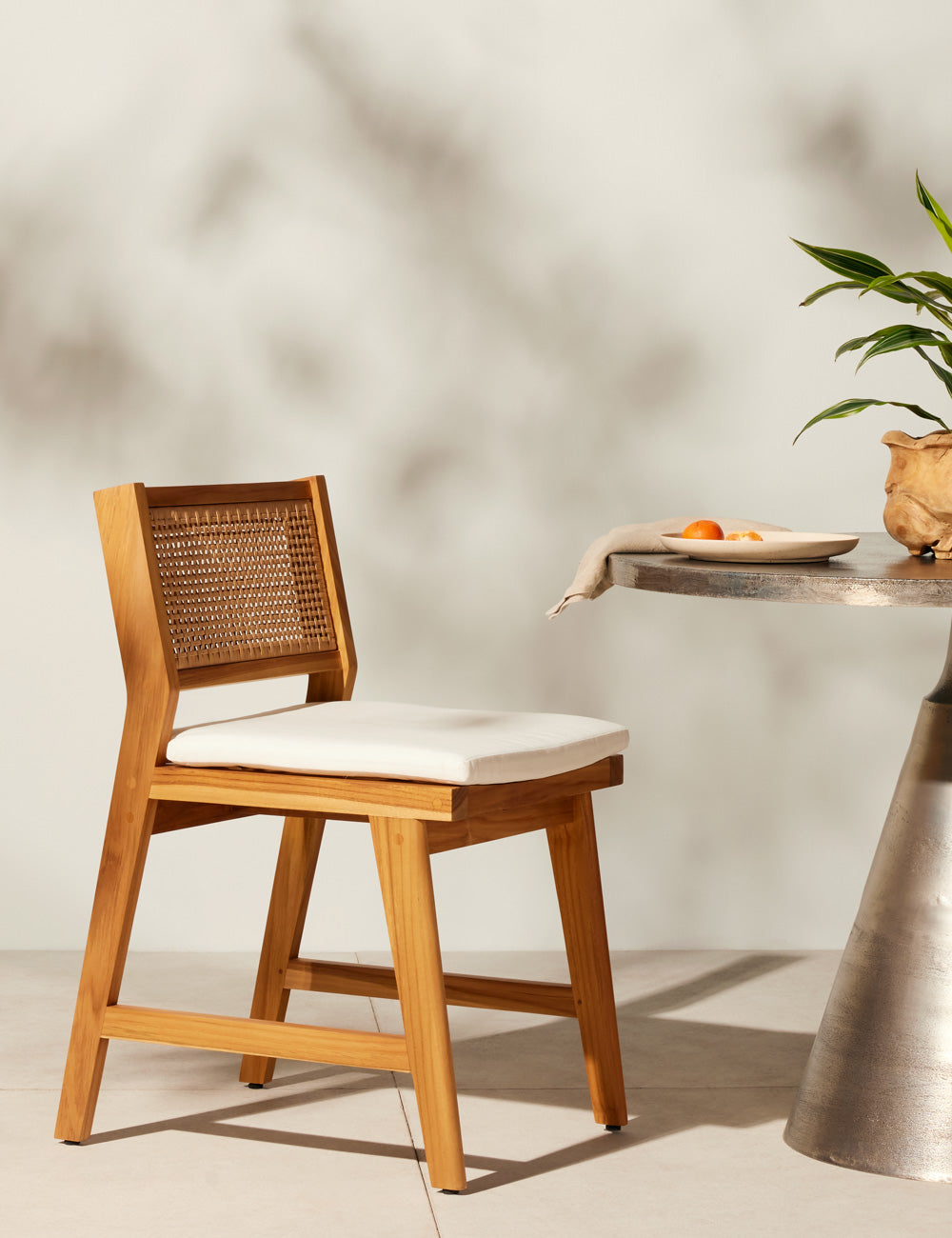 Anson Indoor Outdoor Dining Chair - Weather-Resistant Patio & Kitchen Seating for Home, Restaurant, and Cafe Use