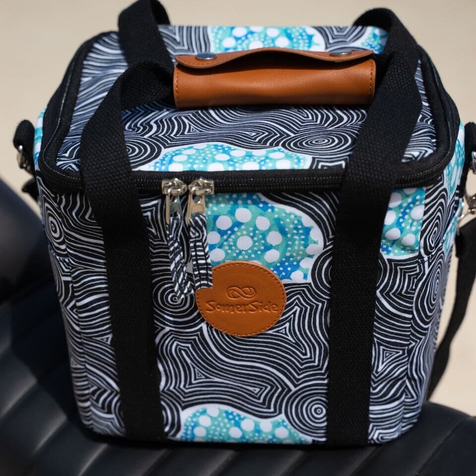 Portable Saltwater Mini Cooler Bag - Insulated Lunch Box for Beach, Picnic & Outdoor Adventures | Perfect for Food, Drinks & Fishing Trips