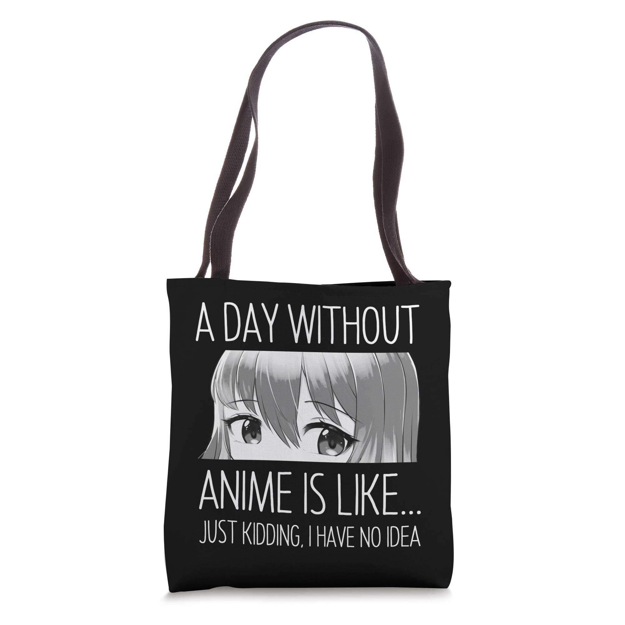 Anime Lovers Tote Bag - Cute Japanese Cartoon Themed Gift for Otaku - Perfect for Conventions, School, Shopping & Everyday Use