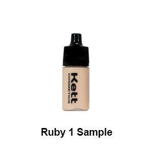 Kett Hydro Foundation Sample - Ruby Series for Professional Makeup Artists & Beauty Enthusiasts | Perfect for Makeup Trials, Beauty Salons & Personal Use