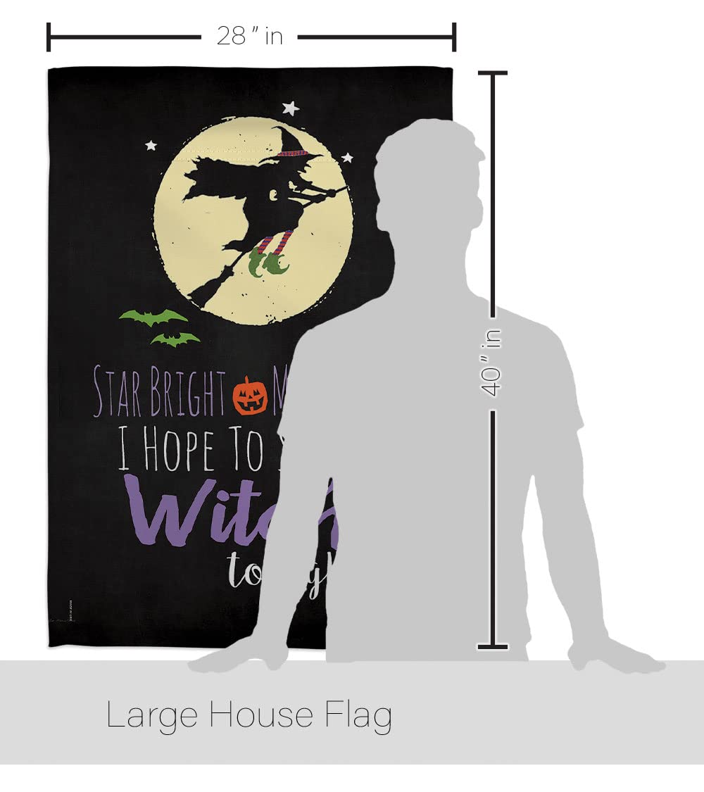 Halloween Decorative Flag 28x40in - Fall Star Bright Vertical House Flag for Outdoor & Indoor Decor