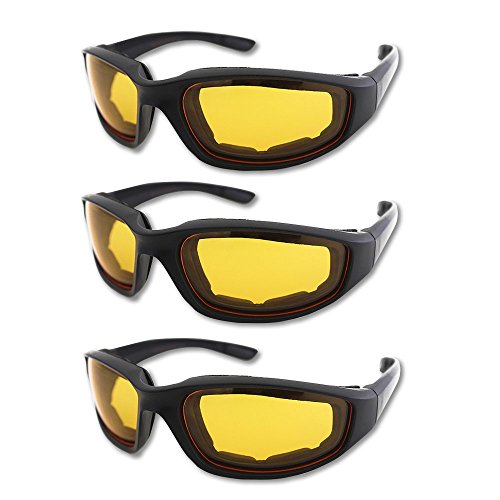 3 Pairs Glasses/Yellow