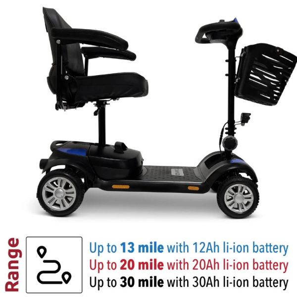 ComfyGo Z4 Lightweight Portable Mobility Scooter for Adults - Foldable Electric Scooter for Seniors & Disabled - Perfect for Travel, Shopping & Outdoor Activities