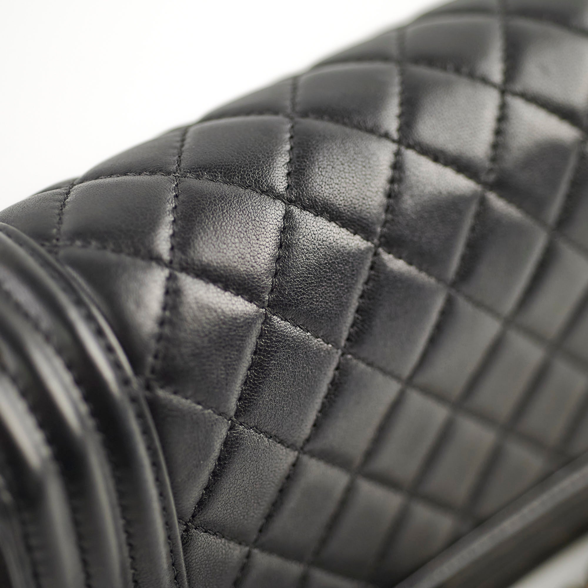 Chanel Small Boy Lambskin Black Leather Shoulder Bag 23 Series - Luxury Crossbody Purse for Women, Perfect for Evening Parties & Date Nights