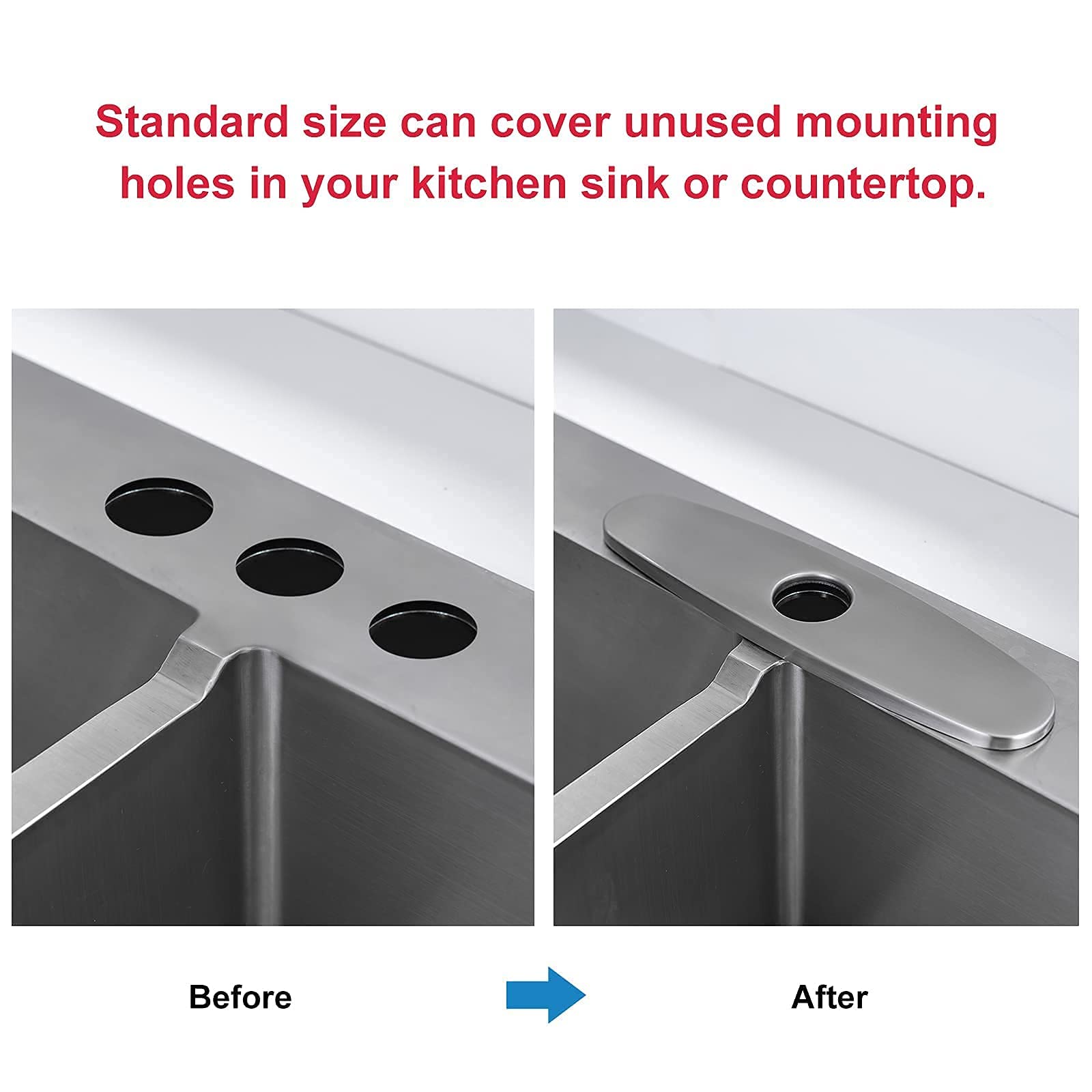 WEWE Stainless Steel Single Handle Pull Down Sprayer Kitchen Faucet - Brushed Nickel Commercial Farmhouse Sink Faucet with Deck Plate for Laundry & Industrial Use | Perfect for Modern Kitchens & Heavy-Duty Cleaning