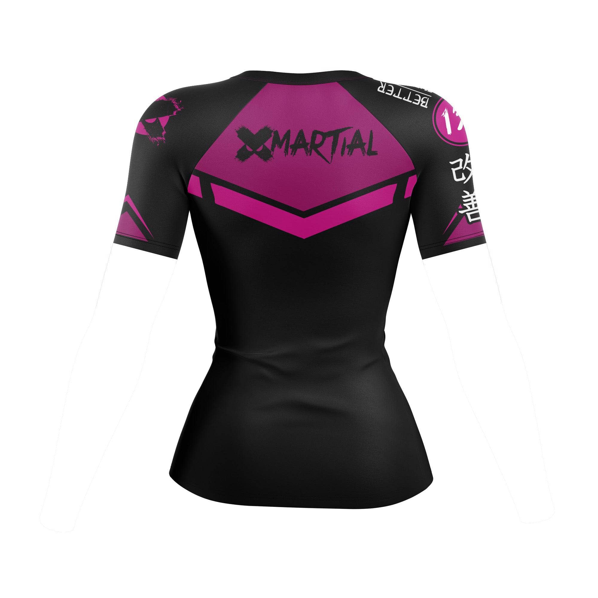 Victory Cut Women's BJJ Rash Guard - Long Sleeve Compression Shirt for Brazilian Jiu-Jitsu, MMA & Training - Moisture Wicking & UV Protection for Workouts & Martial Arts