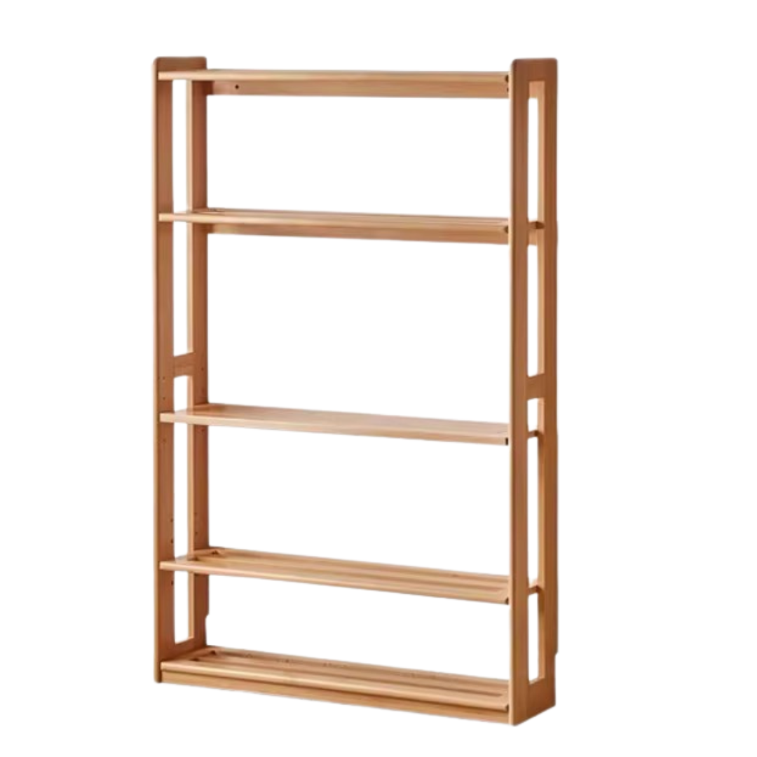 47.2x9.8x59.3 inch/ 120x25x150.5сm/ Natural Wood color/ Beech Children39s Adjustable Bookshelf
