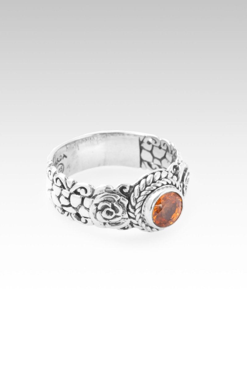 Spessartine Garnet Cherished Radiance Ring – Elegant Jewelry for Women, Perfect for Weddings, Anniversaries & Special Occasions