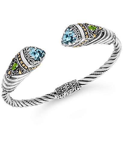 Blue Topaz & Peridot DHK3586