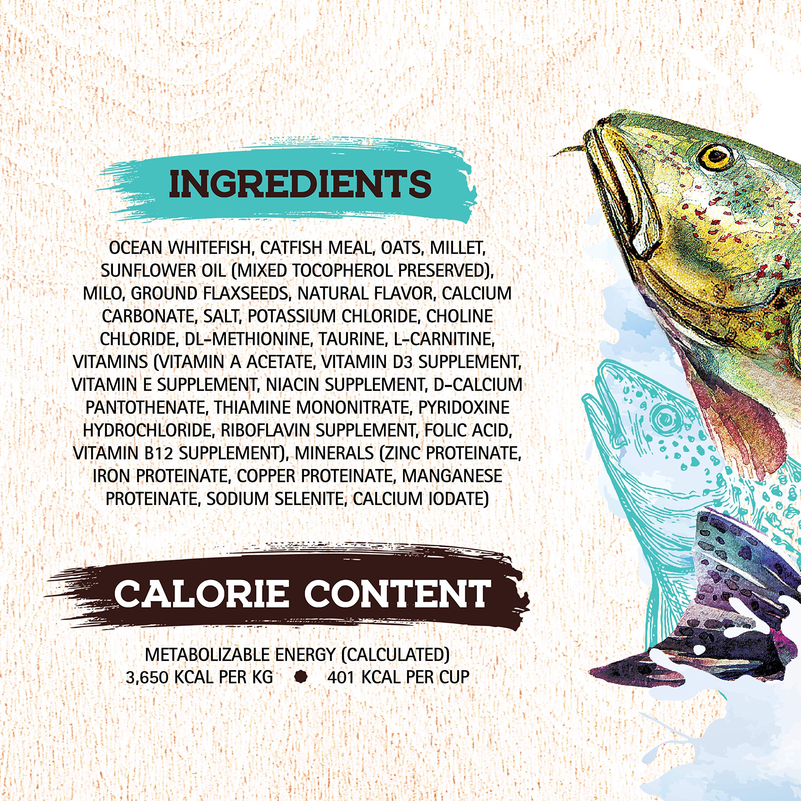 Inception® Dry Dog Food Fish Recipe - Grain-Free, High Protein, Legume-Free Complete & Balanced Dog Food for All Life Stages - 13.5 lb Bag - Perfect for Active Dogs & Sensitive Stomachs