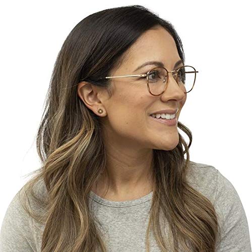 Eyebobs Inside Unisex Premium Reading Glasses for Men & Women | Square Frame Readers for Computer Work, Reading Books & Close-Up Tasks