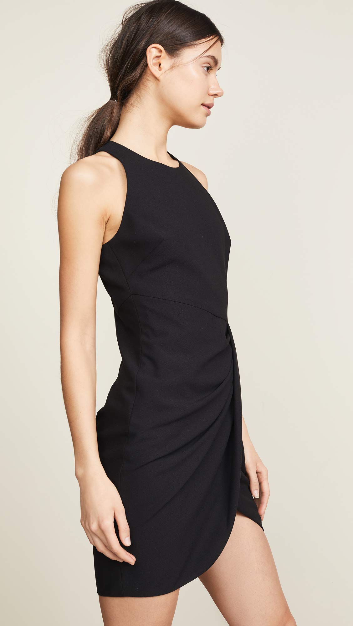 Black Halo Women's Brett Sheath Dress - Elegant Bodycon Cocktail Dress for Work, Party & Special Occasions | Slim Fit Formal Dress with V-Neck & Knee Length | Perfect for Office, Date Night & Evening Events