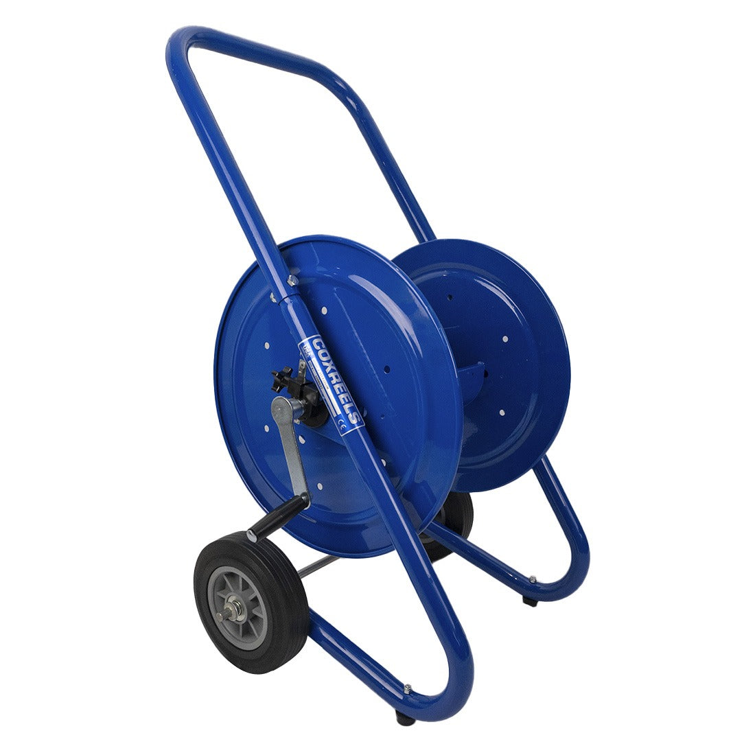 Coxreels Heavy Duty Hose Reel Dolly Cart - Portable Water Hose Reel Stand with Wheels for Garden, Workshop & Industrial Use