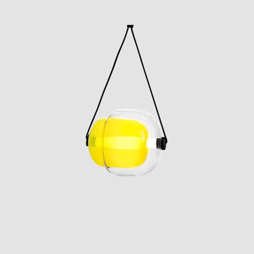 Modern Spherical Transparent Glass Pendant Light - Elegant Ceiling Lighting for Living Room, Bedroom, Dining Room & Kitchen Decor