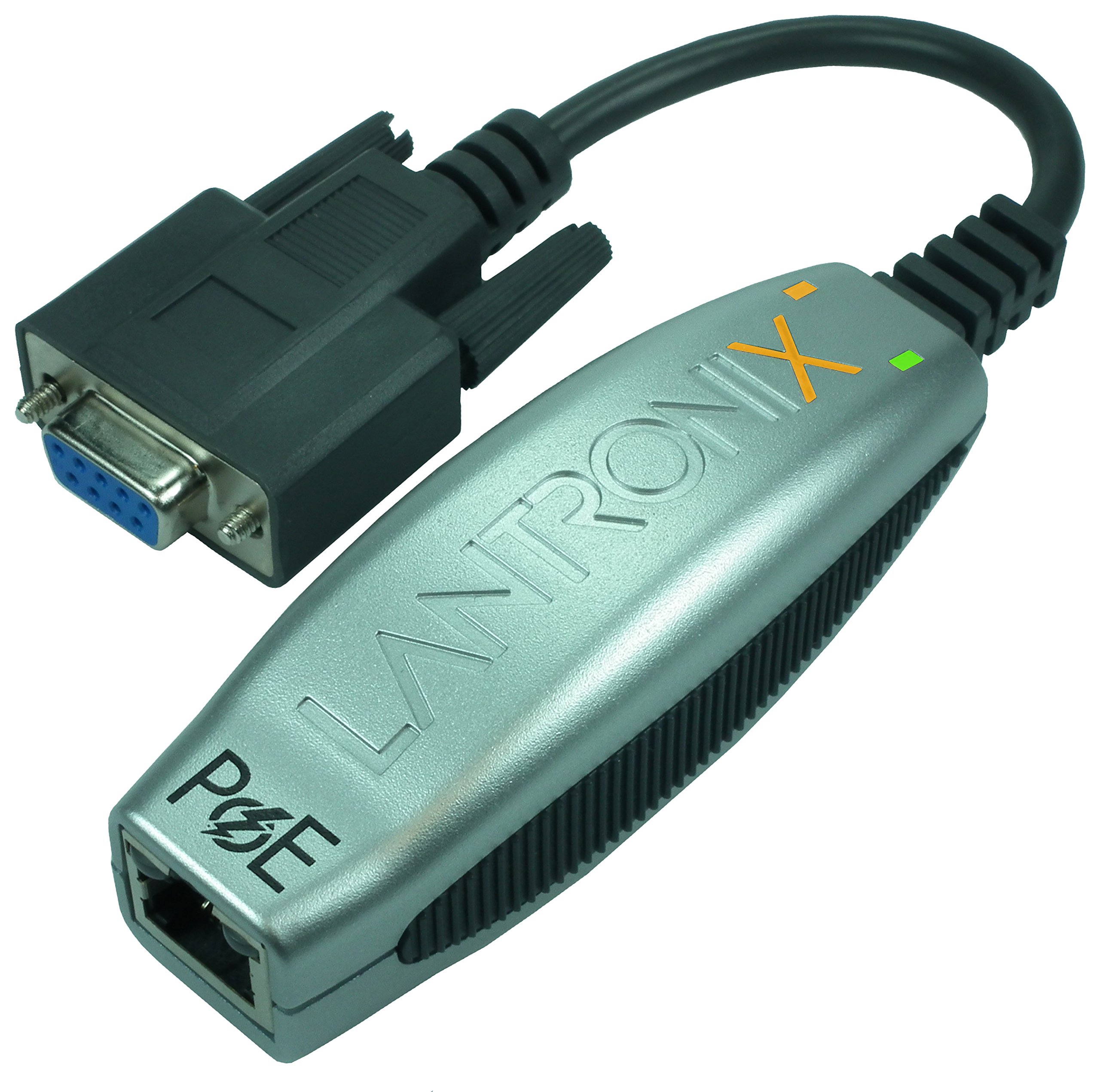 Lantronix XDT10P0-01-S Xdirect Compact 1-Port Secure Serial (RS232) to IP Ethernet Device Server with PoE (Power Over Ethernet) - Ideal for Industrial Automation, Remote Monitoring & Secure Data Transfer