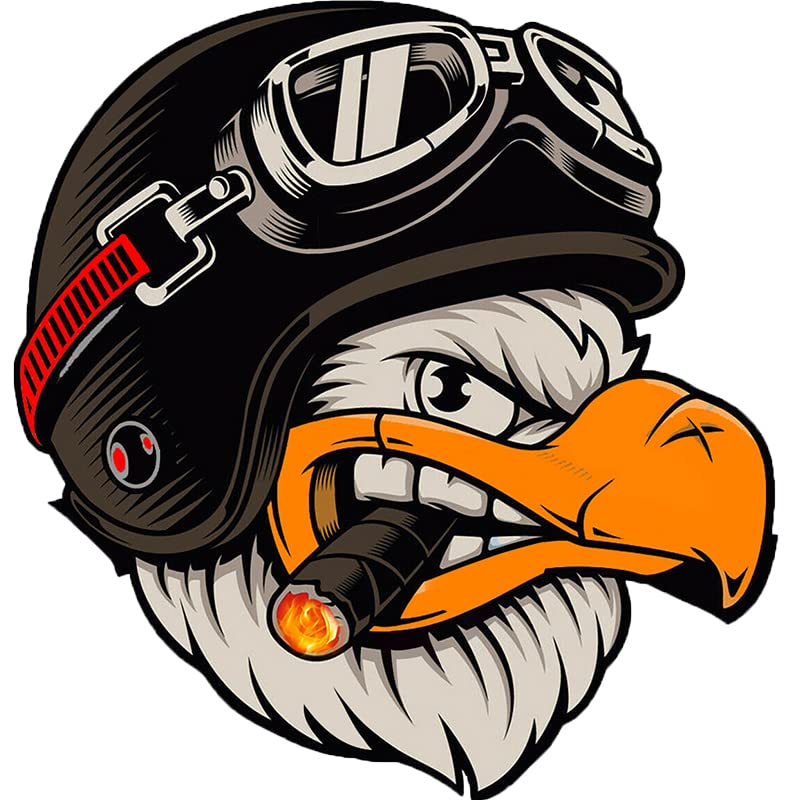 GUANBO Magnetic Car Stickers - Removable Eagle Design (20cm×8cm) for Vehicles & Refrigerators | No Paint Damage | Reusable Decals for Cars, Trucks, Fridges & Metal Surfaces | Perfect for Personalization, Gifts & Automotive Decor