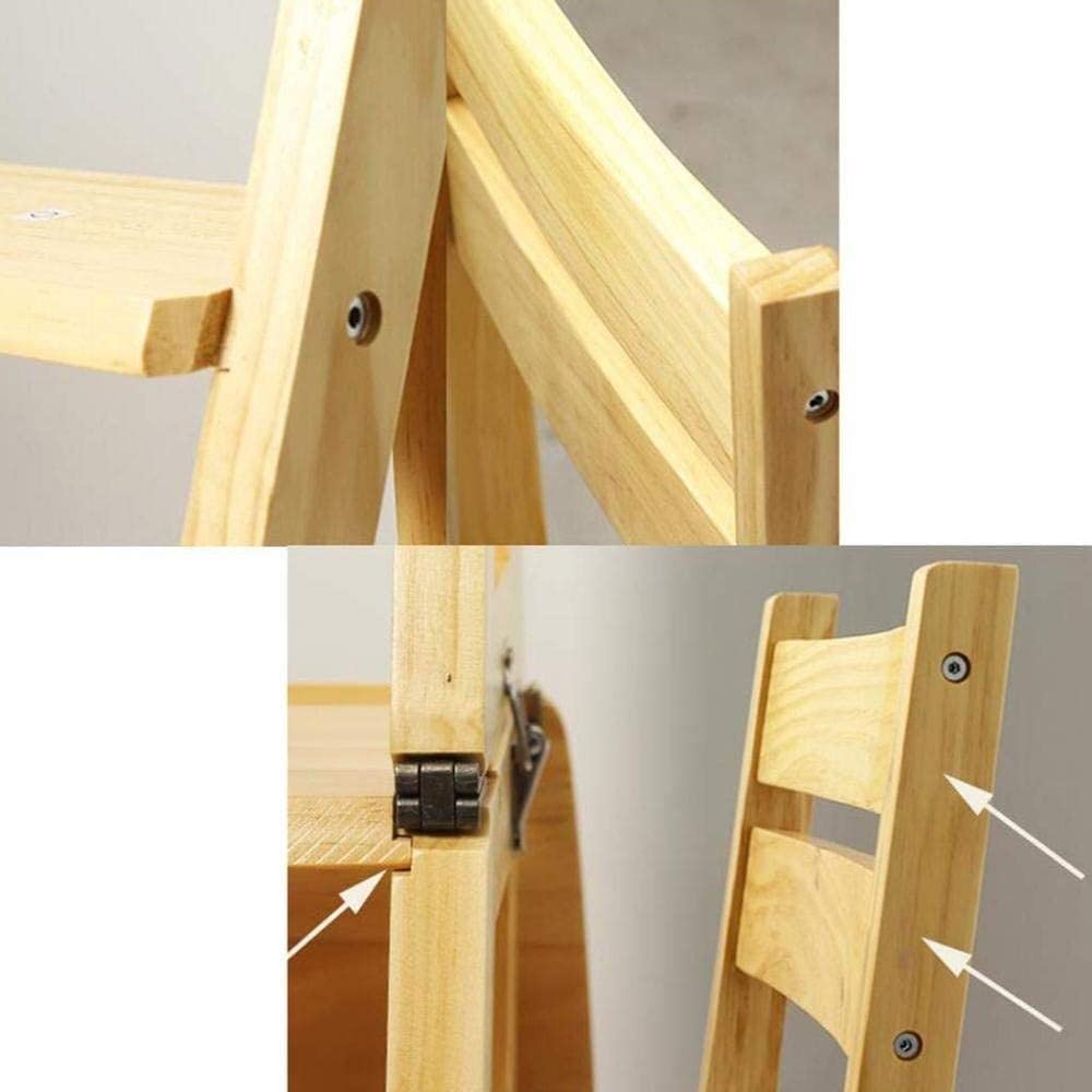 4-Step Foldable Wooden Step Stool for Kitchen, Indoor Use - Multifunctional Ladder Stool for Reaching High Shelves, Flower Stand, Shoe Bench - Perfect for Home, Office, and Storage Organization