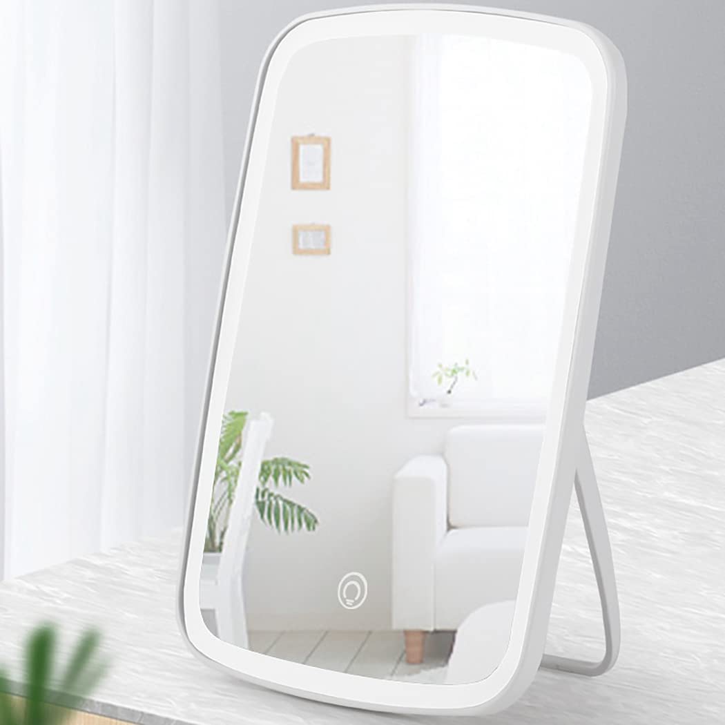 YHomU 10X Magnifying LED Makeup Mirror with Fogless Design - Flexible, Durable & Suction Cup Mounted Cosmetic Mirror for Bathroom, Vanity & Shower Use (Unisex)