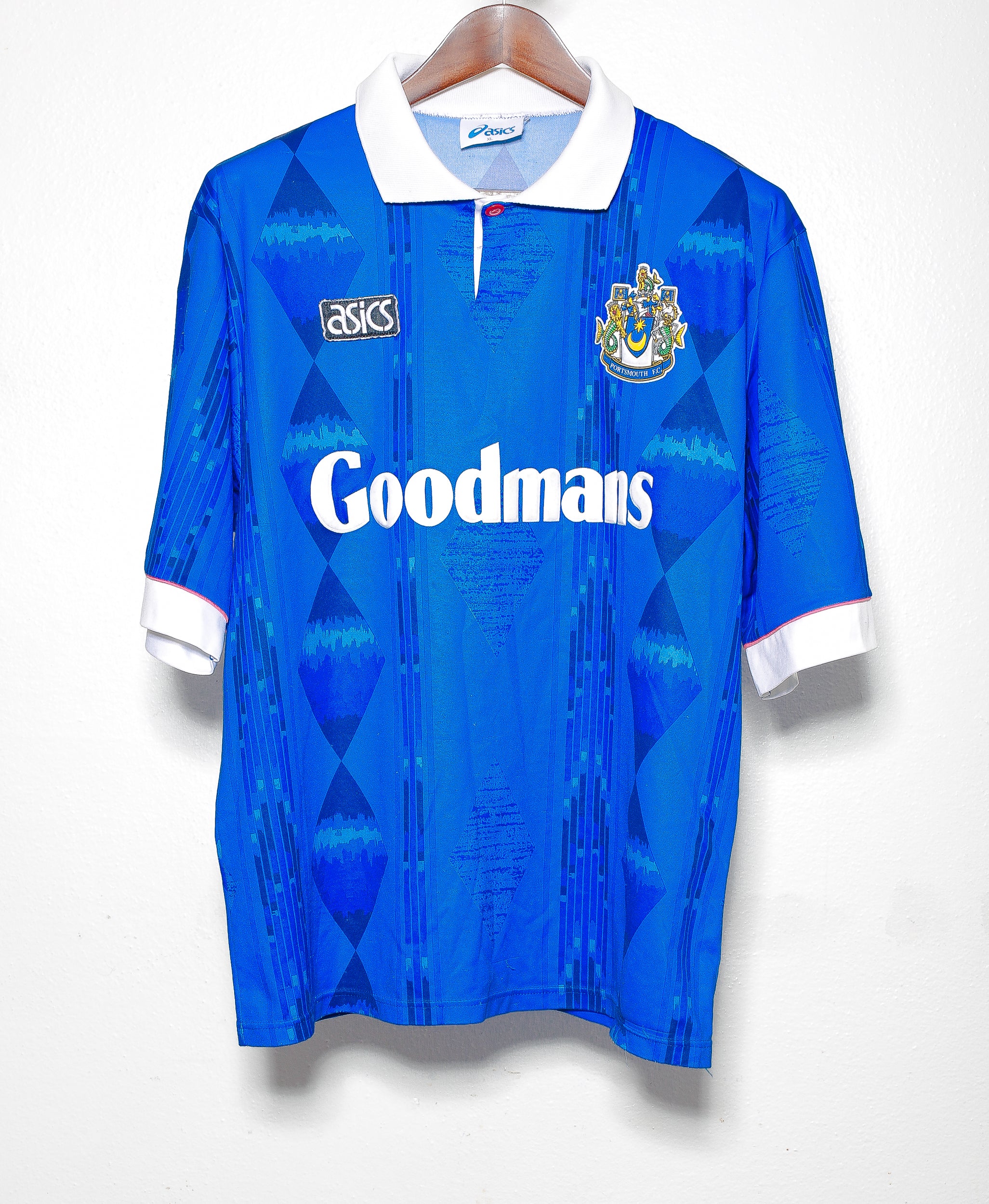 Vintage 1994-1996 Portsmouth FC Home Jersey (Size XL) - Perfect for Soccer Fans, Retro Football Collectors & Match Day Outfits