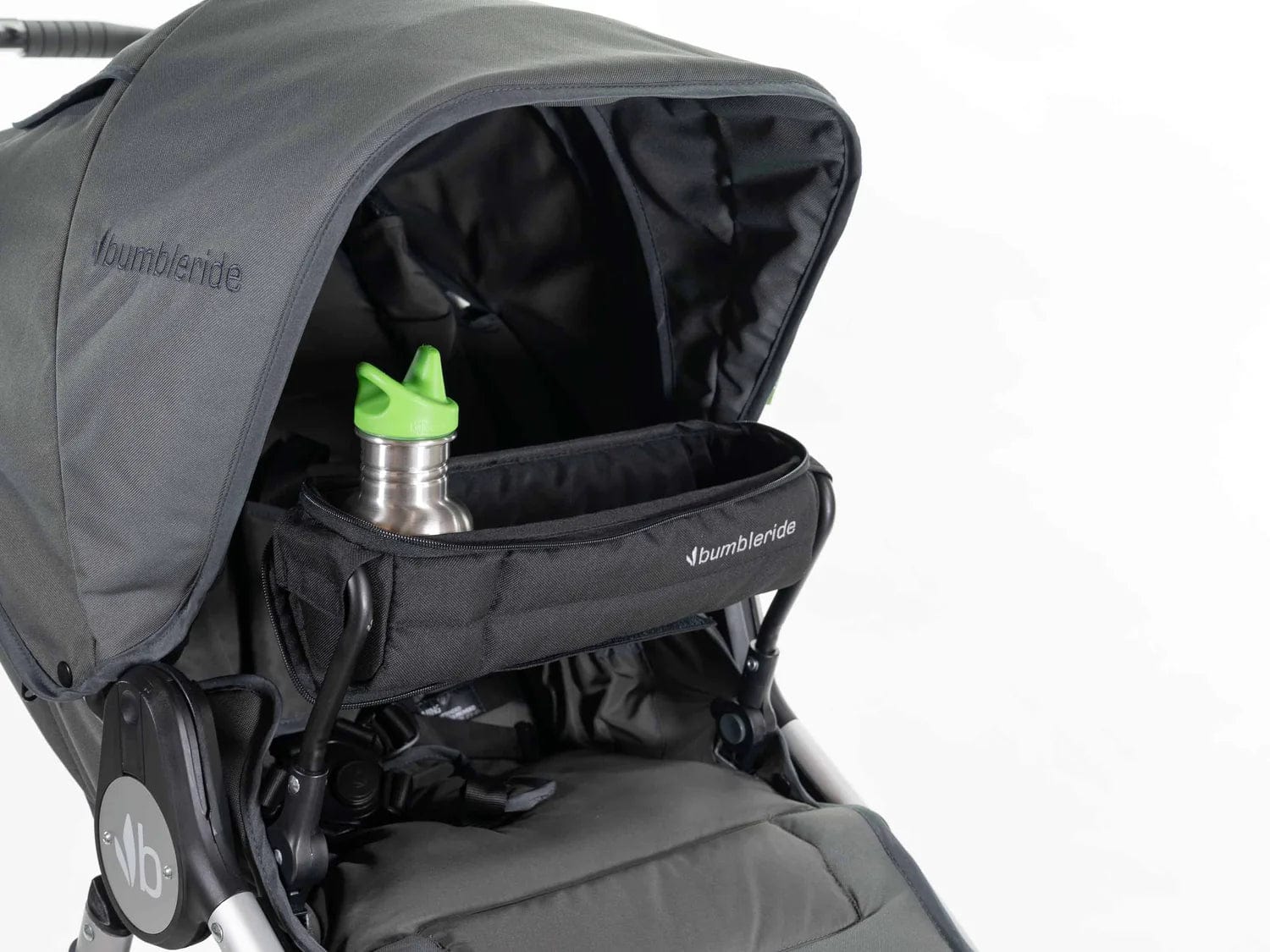 Bumbleride Indie/Speed Snack Pack - Matte Black Baby Stroller Accessory for On-the-Go Parents | Perfect for Park Walks, Shopping & Travel